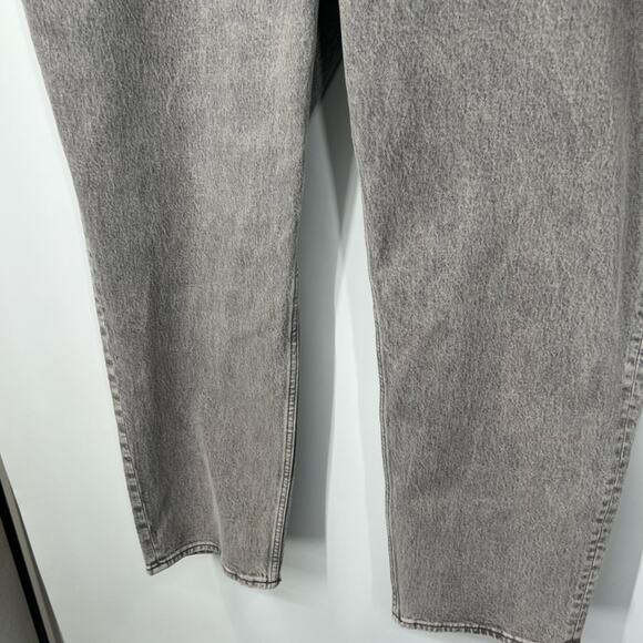 Abercrombie & Fitch The ‘90s Straight Jeans Ultra High Rise Gray NEW - Picture 5 of 8